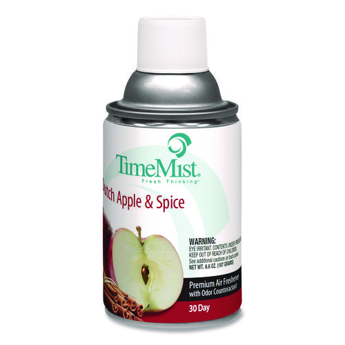 Picture of Premium Metered Air Freshener Refill, Dutch Apple and Spice, 6.6 oz Aerosol Spray