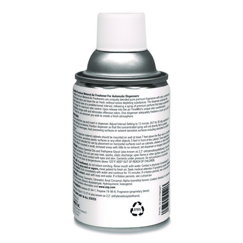 Picture of Premium Metered Air Freshener Refill, Baby Powder, 5.3 oz Aerosol Spray