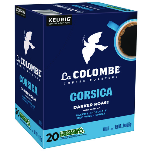 Picture of Coffee K-Cup Pods, Corsica Dark Roast, 20/Box