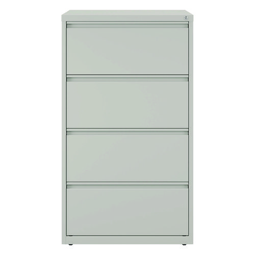 Picture of Lateral File, 4 Legal/Letter-Size File Drawers, Light Gray, 30" x 18.62" x 52.5"