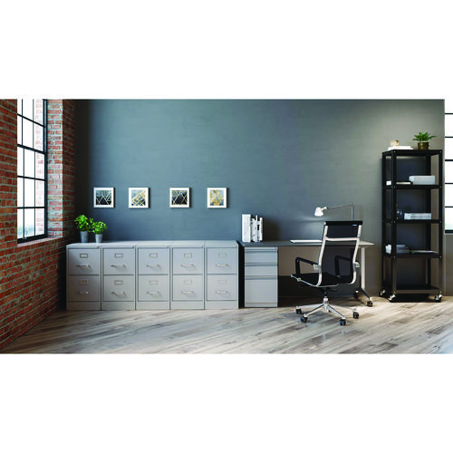 Picture of Two-Drawer Economy Vertical File, 2 Letter-Size File Drawers, Light Gray, 15" x 25" x 28.38"