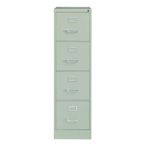 Picture of Economy Vertical File, 4 Letter-Size File Drawers, Light Gray, 15" x 25" x 52"