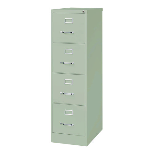 Picture of Economy Vertical File, 4 Letter-Size File Drawers, Light Gray, 15" x 25" x 52"