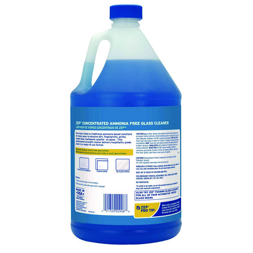 Picture of Streak-Free Glass Cleaner, Pleasant Scent, 1 gal Bottle, 4/Carton