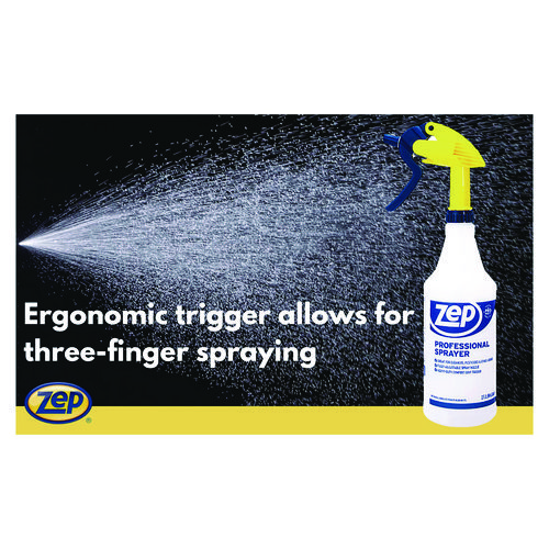 Picture of Professional Spray Bottle with Trigger Sprayer, 32 oz, Clear