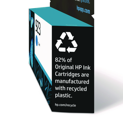 Picture of HP 923 (4K0T0LN) Cyan Original Ink Cartridge