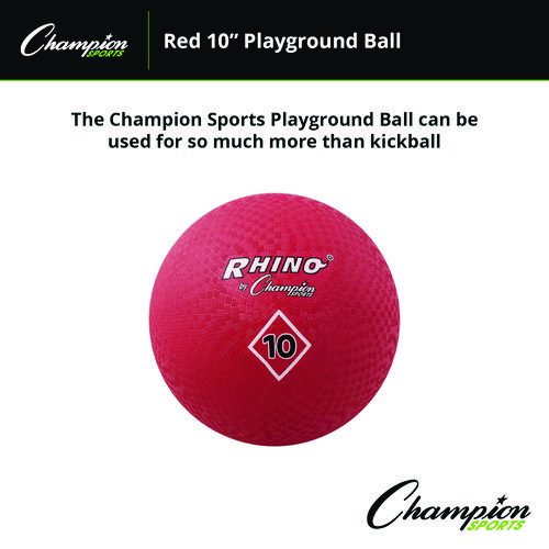 Picture of Playground Ball, 10" Diameter, Red