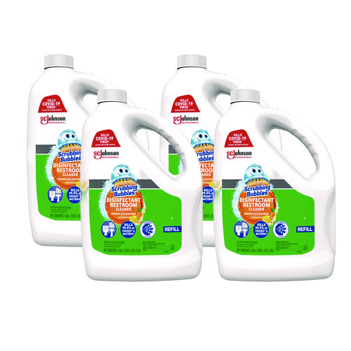 Picture of Disinfectant Restroom Cleaner, Citrus Scent, 1 gal Bottle, 4/Carton