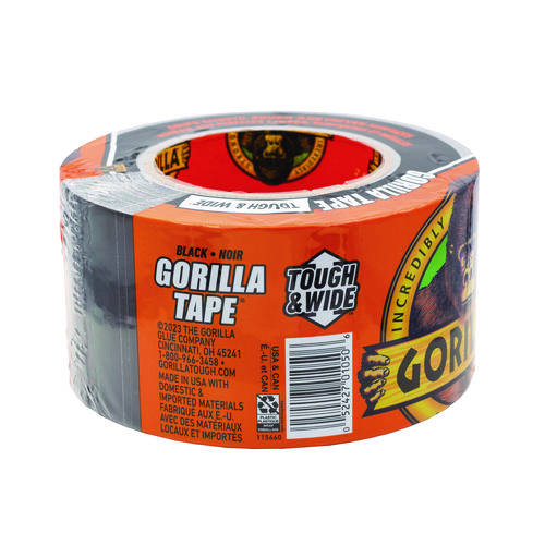 Picture of Gorilla Tape, 3" Core, 2.88" x 25 yds, Black