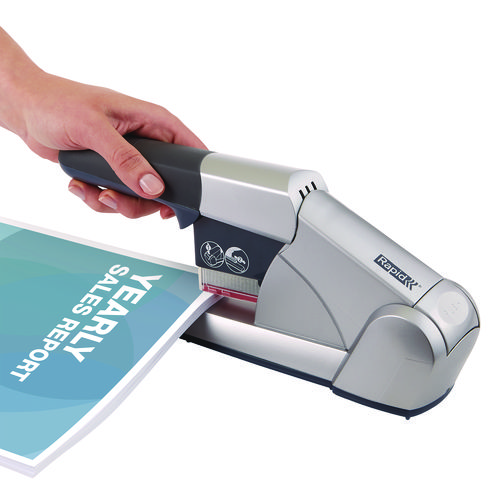 Picture of Heavy-Duty Cartridge Stapler, 80-Sheet Capacity, Silver