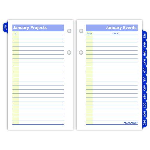Picture of At-A-Glance QuickNotes Loose-Leaf Desk Calendar Refill