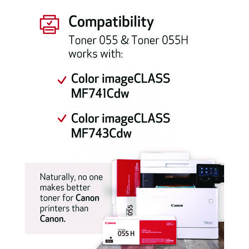 Picture of 3016C001 (055) Toner, 2,300 Page-Yield, Black