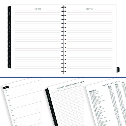 Picture of Executive Weekly/Monthly Planner Refill with Hourly Appointments, 8.75 x 6.88, White Sheets, 12-Month (Jan to Dec): 2025