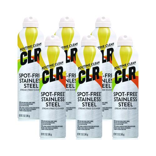 Picture of Spot-Free Stainless Steel Cleaner, Citrus, 12 oz Can, 6/Carton