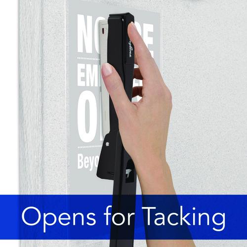 Picture of Commercial Full Strip Desk Stapler, 20-Sheet Capacity, Black