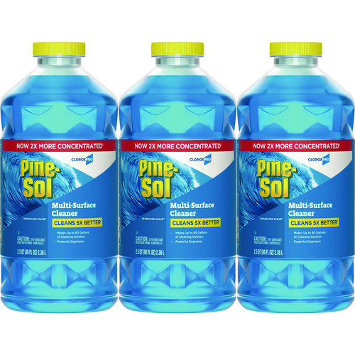CloroxPro+Multi-Surface+Cleaner+Concentrated%2C+Sparkling+Wave+Scent%2C+80+oz+Bottle%2C+3%2FCarton
