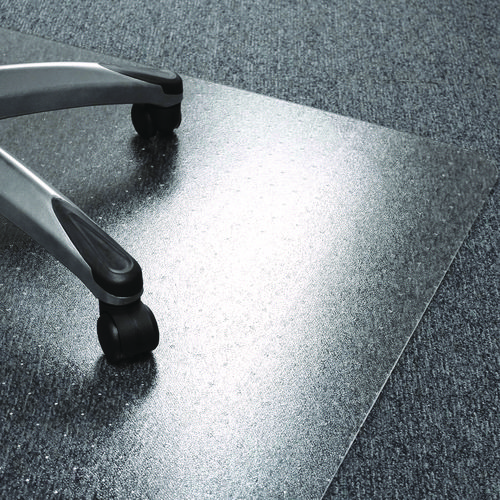 Picture of Cleartex Ultimat Polycarbonate Chair Mat for Low/Medium Pile Carpet, 48 x 53, Clear