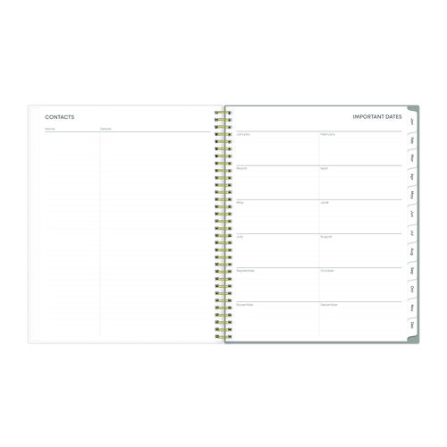 Picture of Sophie Frosted Weekly/Monthly Planner, Floral Artwork, 11 x 8.5, Multicolor Cover, 12-Month (Jan to Dec): 2025