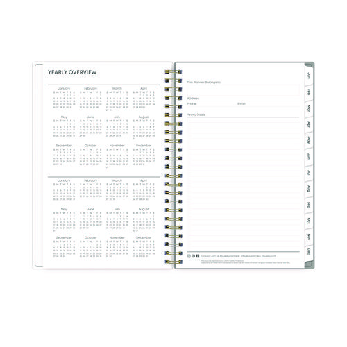 Picture of Sophie Frosted Weekly/Monthly Planner, Floral Artwork, 8 x 5, Multicolor Cover, 12-Month (Jan to Dec): 2025