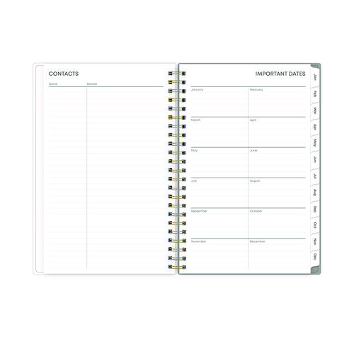 Picture of Sophie Frosted Weekly/Monthly Planner, Floral Artwork, 8 x 5, Multicolor Cover, 12-Month (Jan to Dec): 2025