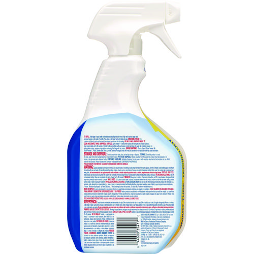 Picture of CloroxPro Clean-Up Disinfectant Cleaner with Bleach, 32 oz Smart Tube Spray, 9/Carton