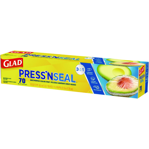 Picture of Press'n Seal Food Plastic Wrap, 70 Square Foot Roll, 12 Rolls/Carton