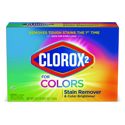 Picture of Stain Remover and Color Booster Powder, Original, 49.2 oz Box, 4/Carton