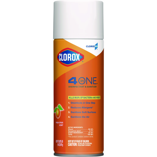 4-In-One+Disinfectant+And+Sanitizer%2C+Citrus%2C+14+Oz+Aerosol+Spray