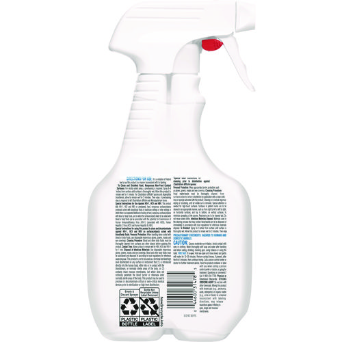 Picture of Fuzion Cleaner Disinfectant, Unscented, 32 oz Spray Bottle, 9/Carton