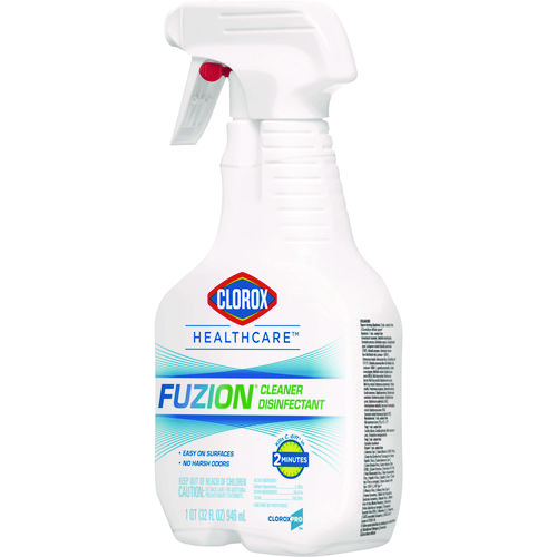 Picture of Fuzion Cleaner Disinfectant, Unscented, 32 oz Spray Bottle, 9/Carton