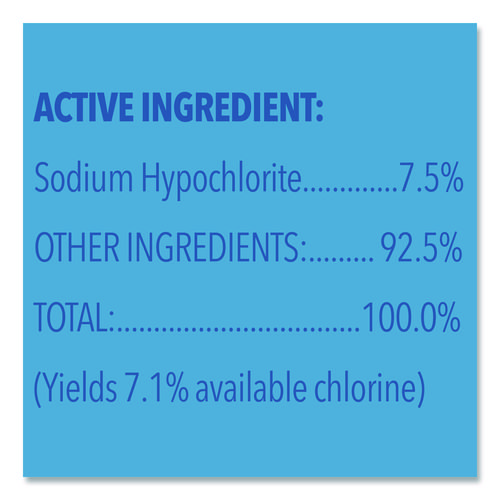 Picture of Concentrated Regular Disinfecting Bleach, 24 oz Bottle, 12/Carton