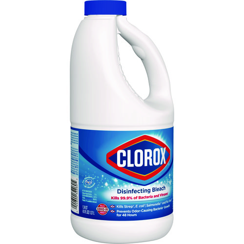 Picture of Concentrated Regular Disinfecting Bleach, 43 oz Bottle, 6/Carton