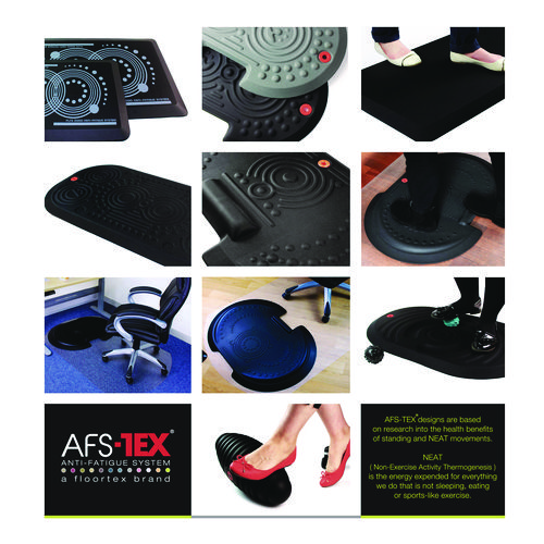 Picture of AFS-TEX 2000 Anti-Fatigue Mat, 16 x 24, Midnight Black