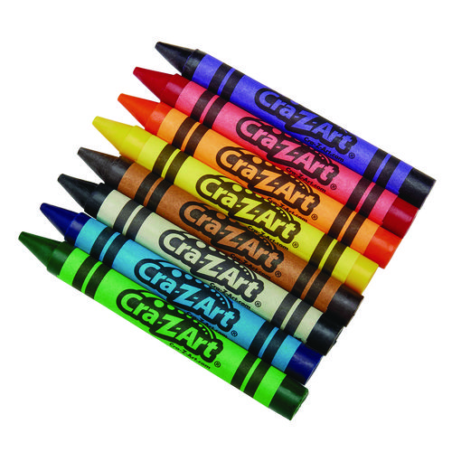 Picture of Jumbo Crayons, 8 Assorted Colors, 8/Pack