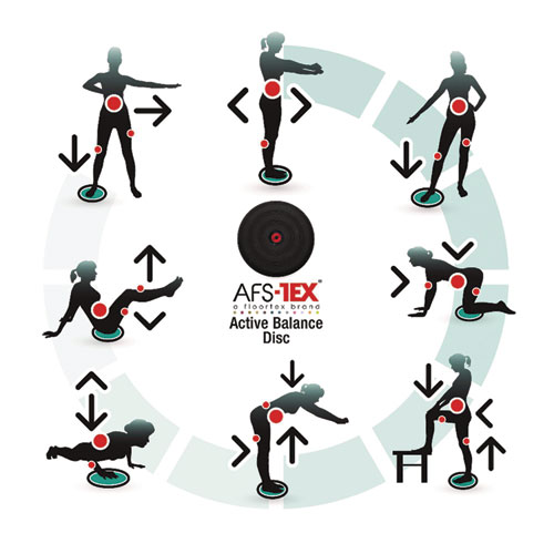 Picture of ATS-TEX Active Balance Disc, 3 x 13 dia, Midnight Black