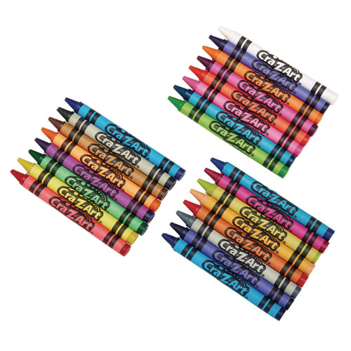 Picture of School Quality Crayon, Assorted Colors, 24/Box