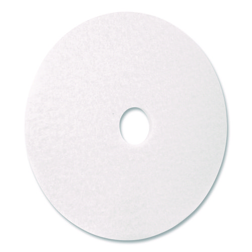 Picture of Polishing Pads, 18" Diameter, White, 5/Carton