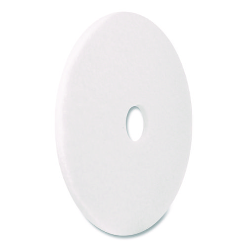 Picture of Polishing Pads, 18" Diameter, White, 5/Carton