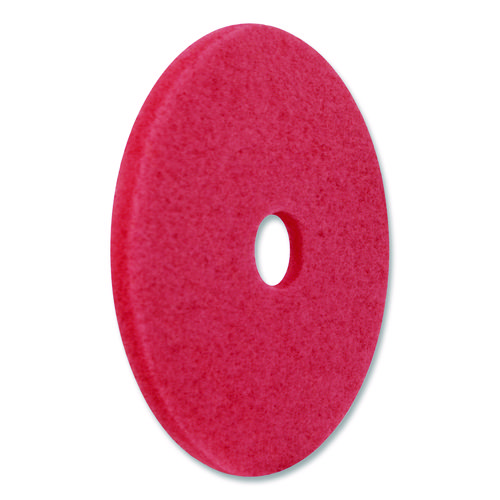 Picture of Buffing Pads, 15" Diameter, Red, 5/Carton