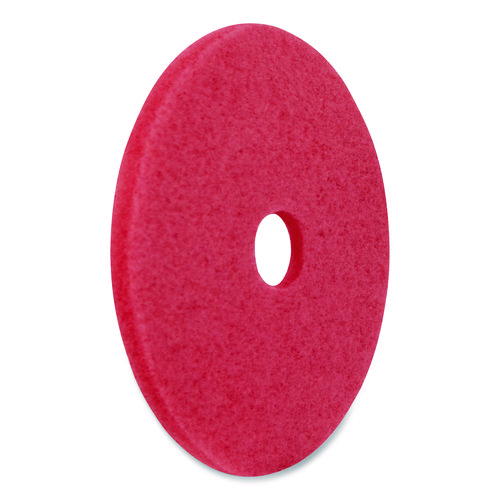 Picture of Buffing Pads, 16" Diameter, Red, 5/Carton