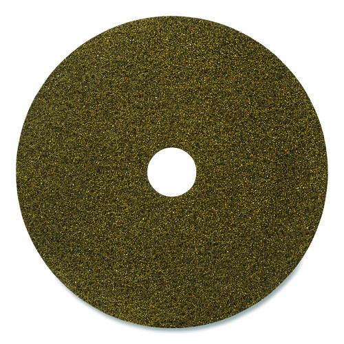 Picture of Black Diamond 1500 Grit Diamond Pad, 20" Diameter, Black/Yellow, 2/Carton