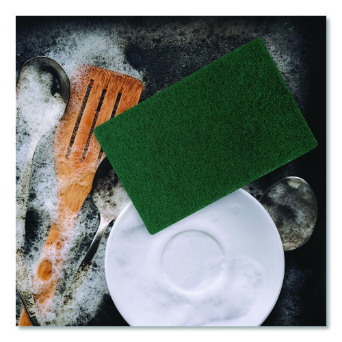 Picture of 90-96 Medium Duty Hand Cleaning Pad, 6 x 9, Green, 20/Pack, 3 Packs/Carton