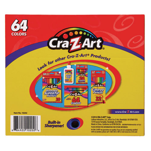 Picture of Crayons, 64 Assorted Colors, 64/Pack