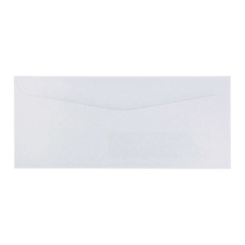 Picture of Open-Side Business Envelope, 1 Window, #10, Commercial Flap, Gummed Closure, 4.13 x 9.5, White, 500/Box