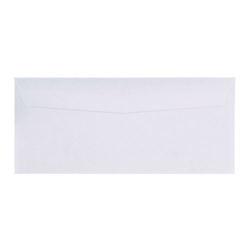 Picture of Double Window Business Envelope, #9, Commercial Flap, Gummed Closure, 3.88 x 8.88, White, 500/Box