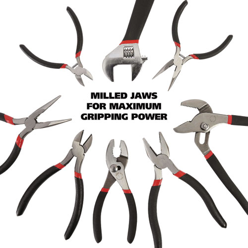 Picture of 8-Piece Steel Pliers and Wrench Tool Set