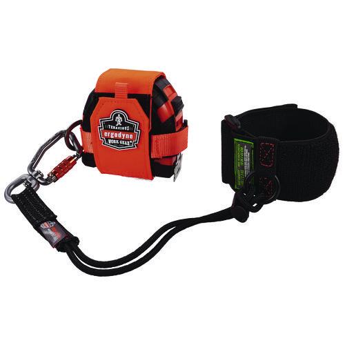 Picture of Squids 3123 Tool Wristband with D-Ring Anchor, 5 lb Max Working Capacity, 18" Long, Black