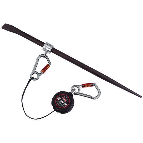 Picture of Squids 3791 Sleever/Connecting Bar Lock Collar with Tool Attachment Point, 7 lb Max Working Capacity, 0.75" Long, Silver