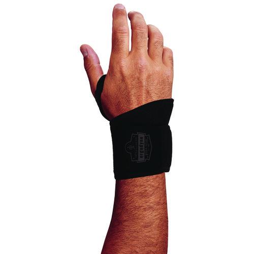 Picture of ProFlex 425 Neoprene Wrist Wrap Support with Thumb Loop, One Size Fits Most, Fits Left Hand/Right Hand, Black