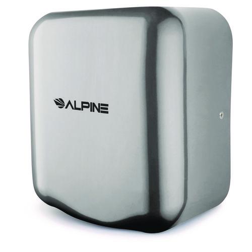 Picture of Hemlock Commercial Automatic 120V Hand Dryer, 6.68 x 11.41 x 12.31, Stainless Steel, Chrome